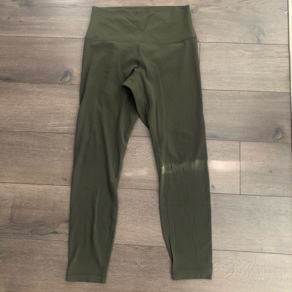 ❌SOLD❌🍋 Lululemon DARK OLIVE align pant 25” Sz. 8 - Picture 7 of 13